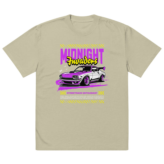 Oversized Midnight Invaders Car Shirt
