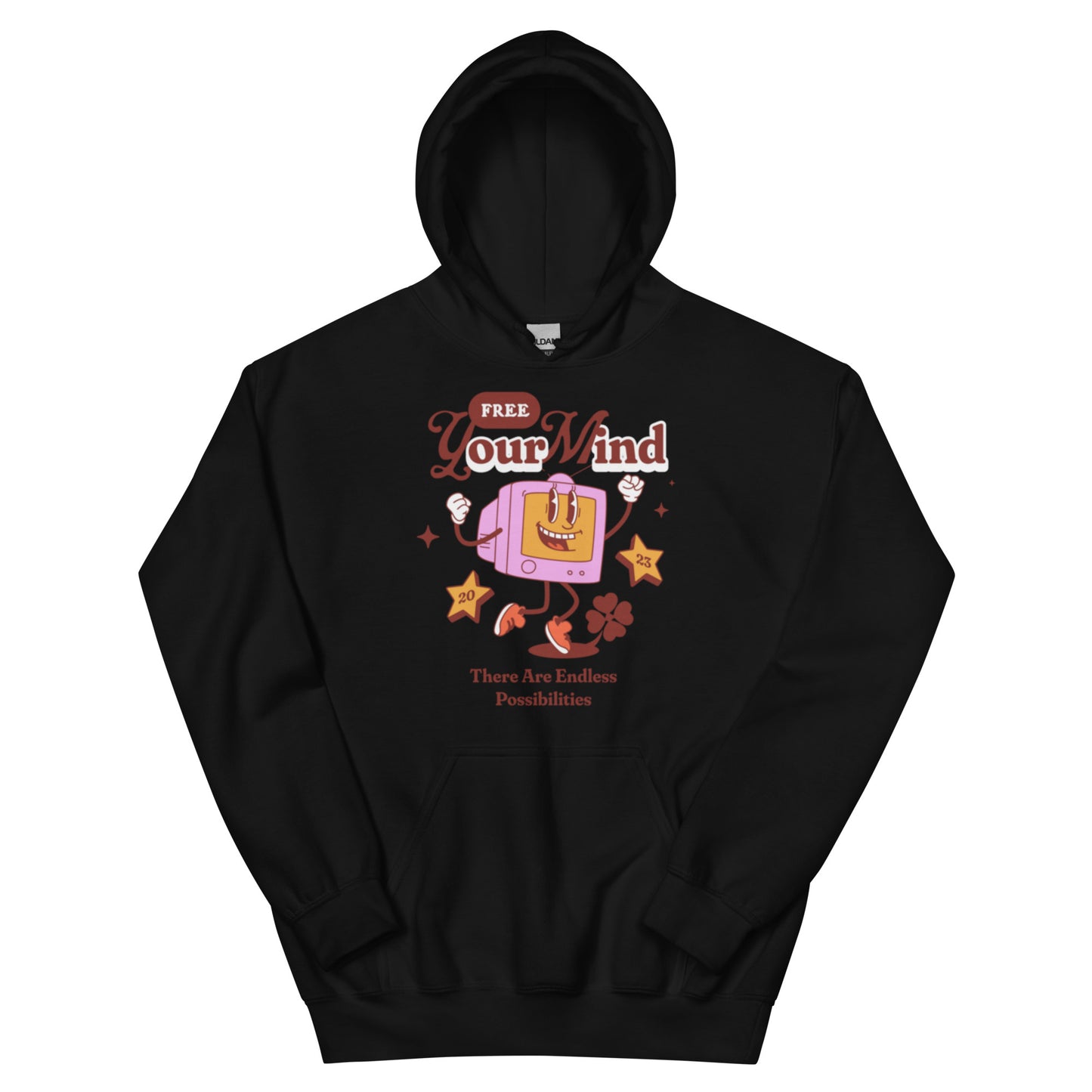 Typographic Free Your Mind Hoodie