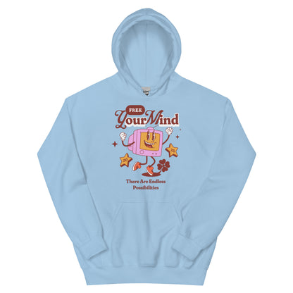 Typographic Free Your Mind Hoodie