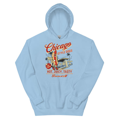 Typographic Chicago Hot Dog Shirt