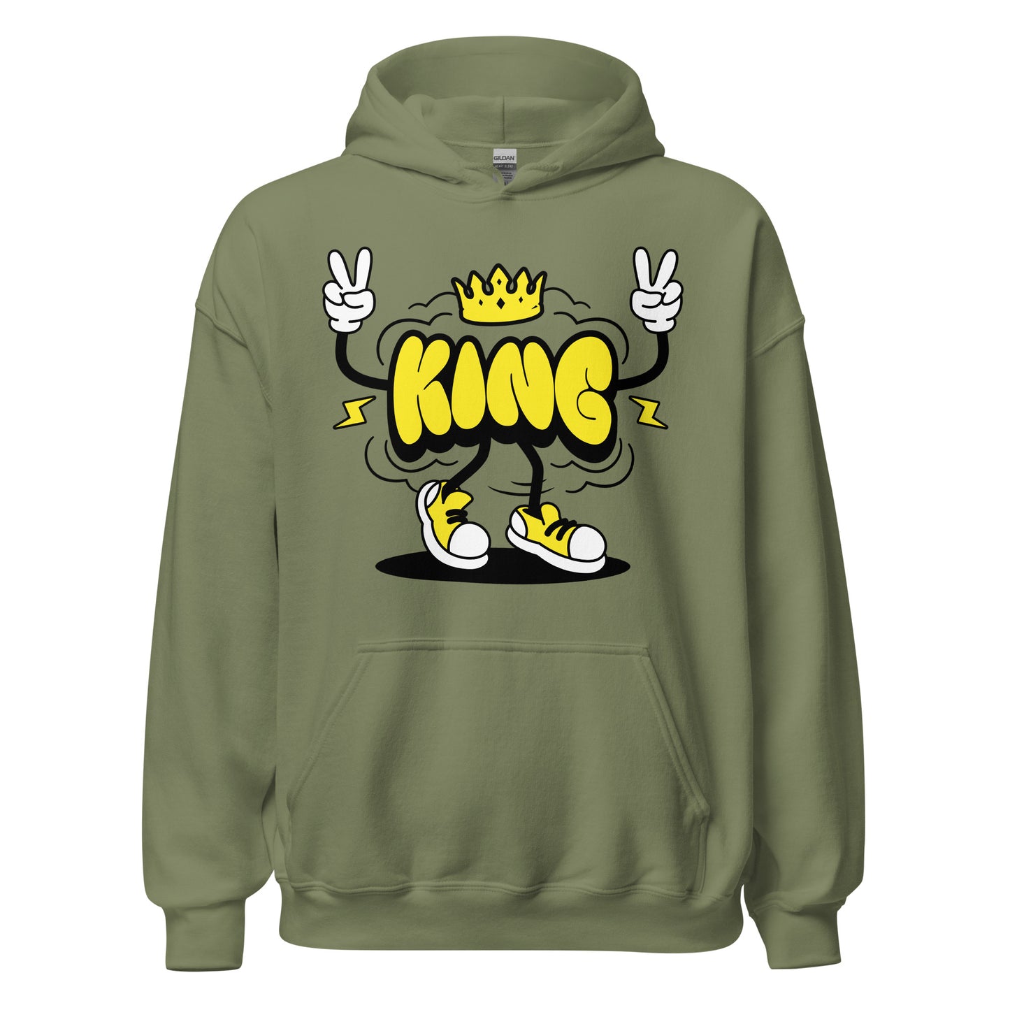 Typographic King Hoodie
