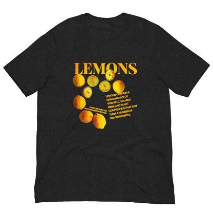 Typographic Lemons Shirt